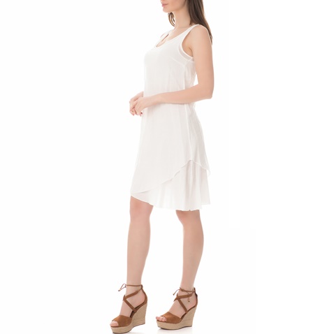 BRAEZ-Γυναικείο μίνι φόρεμα BRAEZ λευκό