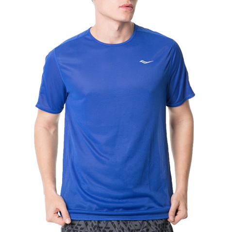 SAUCONY-Ανδρική κοντομάνικη μπλούζα Saucony HYDRALITE μπλε