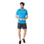 SAUCONY-Ανδρική αθλητική μπλούζα Saucony SHORT SLEEVE γαλάζια