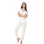 AMERICAN VINTAGE-Γυναικείο παντελόνι AZA154BE17 AMERICAN VINTAGE λευκό 