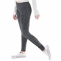 CONVERSE-Γυναικείο μακρύ κολάν CONVERSE ENGINEERED JACQUARD LEGGING ανθρακί 