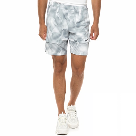 NIKE-Ανδρικό αθλητικό σορτς NIKE CT BRTHE SHORT 9IN λευκό-γκρι