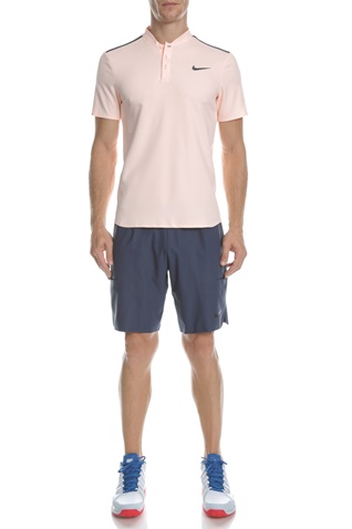 NIKE-Ανδρικό πόλο t-shirt για τέννις Nike CT ADV POLO SS WB ροζ