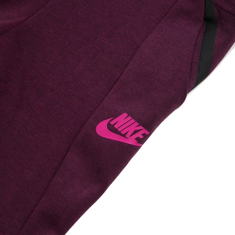 NIKE-Κοριτσίστικο παντελόνι φόρμας Nike TCH FLC μοβ-ροζ