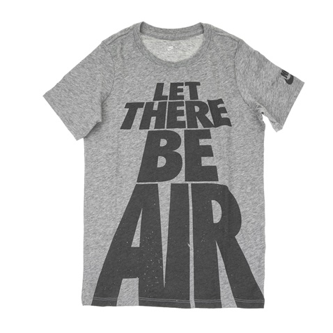 NIKE-Παιδικό αγορίστικο t-shirt NIKE LET THERE BE AIR γκρι