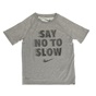 NIKE-Αγορίστικη κοντομάνικη μπλούζα Nike DRY TEE LEG RAG SAY NO γκρι