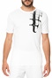 NIKE-Ανδρική κοντομάνικη μπλούζα τένις NIKE RF M NKCT TEE λευκή