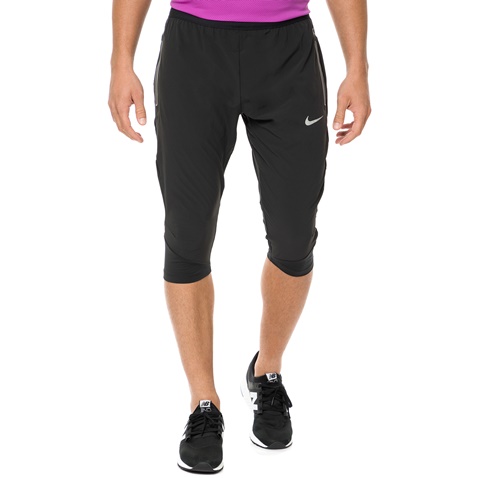 NIKE-Ανδρικό κάπρι παντελόνι για γυμναστική NIKE μαύρο
