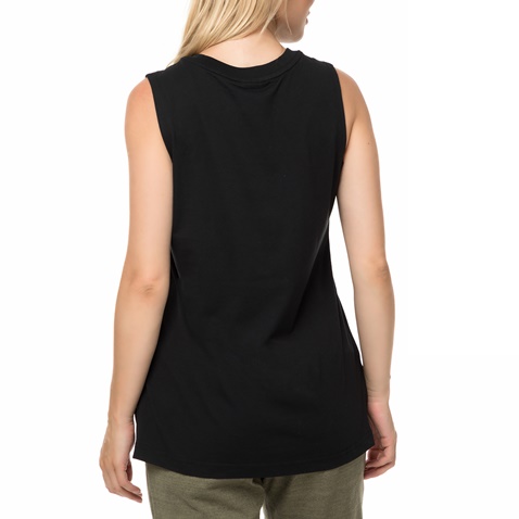 NIKE-Γυναικεία αμάνικη μπλούζα NIKE μαύρη με στάμπα