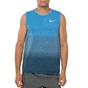 NIKE-Ανδρική αθλητική αμάνικη μπλούζα NIKE DF KNIT TOP SL μπλε