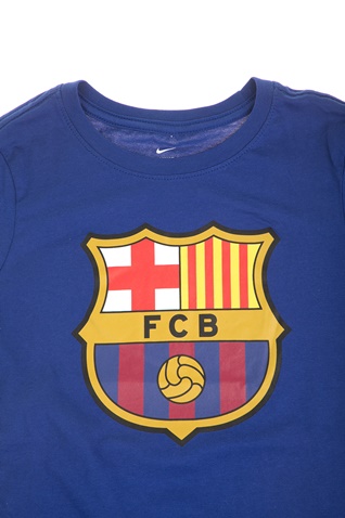 NIKE-Παιδικό t-shirt NIKE FC BARCELONA CREST μπλε