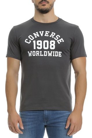 CONVERSE-Ανδρική μπλούζα CONVERSE γκρι