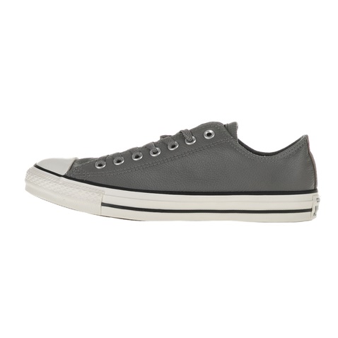 CONVERSE-Unisex δερμάτινα sneakers Chuck Taylor All Star Ox γκρι