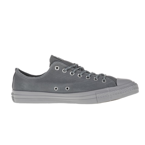 CONVERSE-Ανδρικά δερμάτινα sneakers Chuck Taylor All Star Ox γκρι