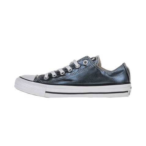 CONVERSE-Γυναικεία χαμηλά sneakers CONVERSE Chuck Taylor All Star Ox μπλε μεταλλικά