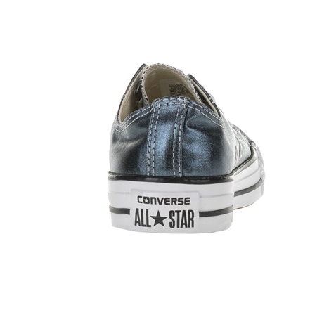 CONVERSE-Γυναικεία χαμηλά sneakers CONVERSE Chuck Taylor All Star Ox μπλε μεταλλικά