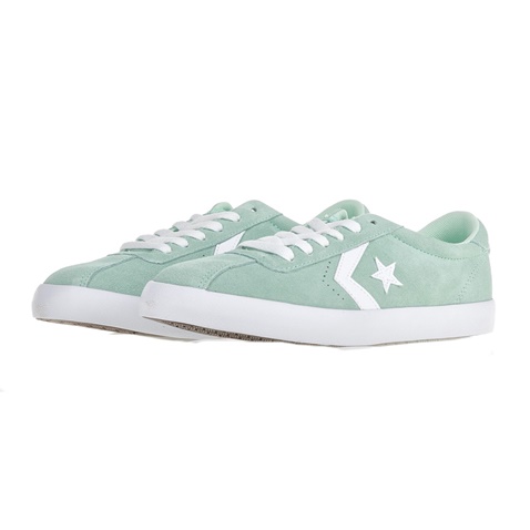 CONVERSE-Παιδικά δερμάτινα sneakers CONVERSE Breakpoint Ox πράσινα