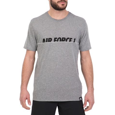 NIKE-Ανδρική κοντομάνικη μπλούζα NIK EAF1 γκρι