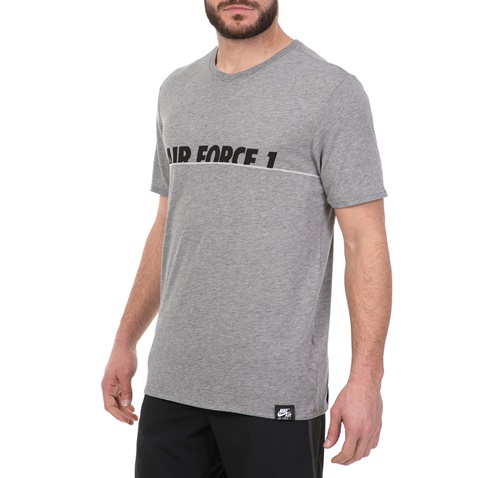 NIKE-Ανδρική κοντομάνικη μπλούζα NIK EAF1 γκρι