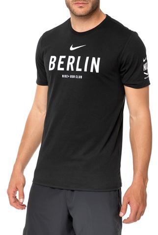 NIKE-Ανδρική κοντομάνικη μπλούζα NIKE DRY TEE DBL BERLIN μαύρη 