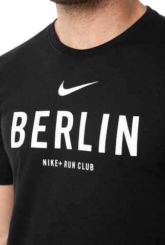 NIKE-Ανδρική κοντομάνικη μπλούζα NIKE DRY TEE DBL BERLIN μαύρη 