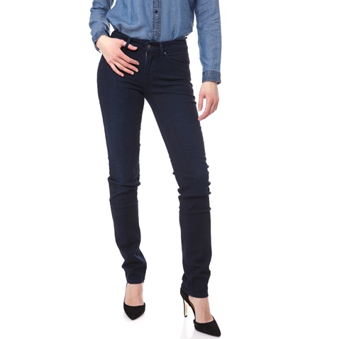 LEVI'S-Γυναικείο ψηλομέσο τζιν παντελόνι Levi's 712 SLIM σκούρο μπλε