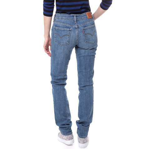 LEVIS-Γυναικείο ψηλομέσο τζιν παντελόνι Levi's 712 SLIM ανοιχτό μπλε