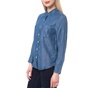 LEVI'S-Γυναικείο τζιν πουκάμισo Levi's SIDNEY ανοιχτό μπλε