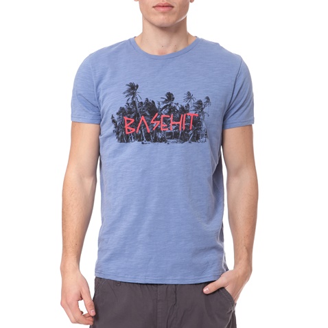 BASEHIT-Ανδρική μπλούζα Basehit μπλε