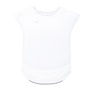 NIKE KIDS-Κοριτσίστικη αθλητική κοντομάνικη μπλούζα NIKE KIDS 2FER DRIFIT MODERN TUNIC λευκή