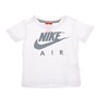 NIKE -Αγορίστικη κοντομάνικη μπλούζα NIKE KIDS NIKE AIR λευκή
