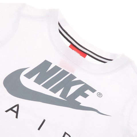 NIKE -Αγορίστικη κοντομάνικη μπλούζα NIKE KIDS NIKE AIR λευκή