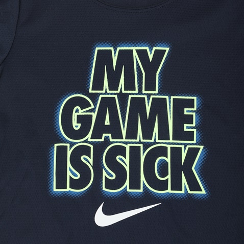 NIKE -Αγορίστικη μακρυμάνικη μπλούζα NIKE KIDS MY GAME IS SICK Dri-FIT μπλε