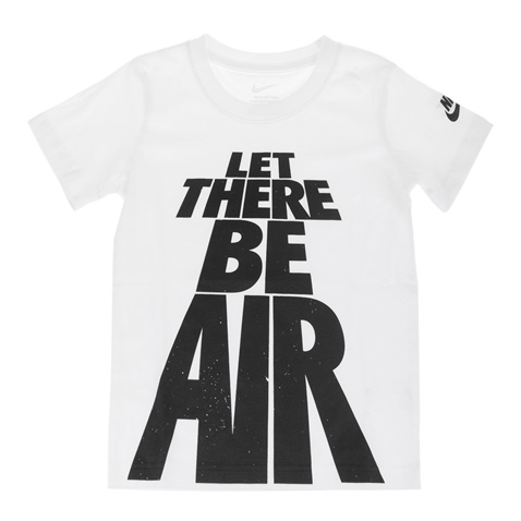 NIKE -Αγορίστικη κοντομάνικη μπλούζα NIKE KIDS AIR λευκή