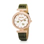 FOLLI FOLLIE-Γυναικείο ρολόι με δερμάτινο λουράκι FOLLI FOLLIE DESIRE πράσινο