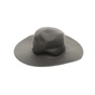 SEEBERGER-Γυναικείο ψάθινο καπέλο SEEBERGER FLOPPY UV-protection μαύρο