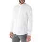 CALVIN KLEIN JEANS-Ανδρικό πουκάμισο CALVIN KLEIN JEANS λευκό 