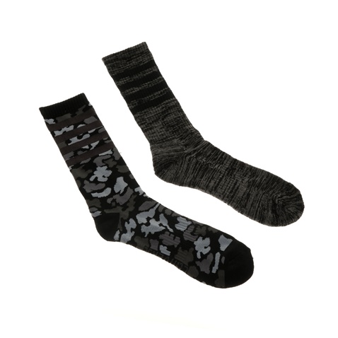 CONVERSE-Σετ ψηλές ανδρικές κάλτσες Converse Hodgeman Camo + Slub stripe Mi