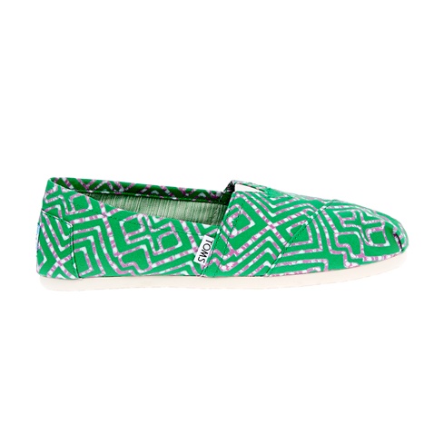 TOMS-Γυναικεία slip on Geometric Tie Dyed πράσινα