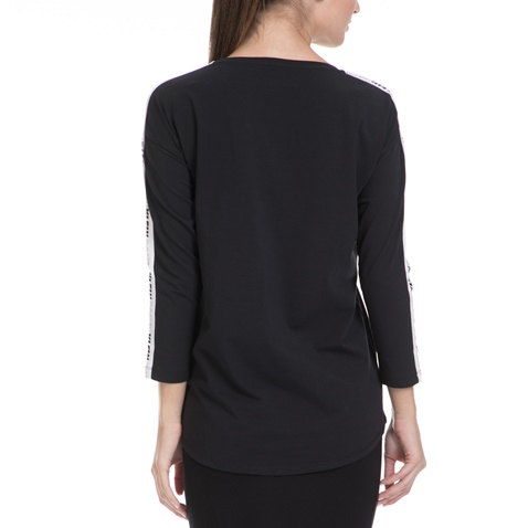 CALVIN KLEIN JEANS-Γυναικεία μπλούζα TRIX-6 CN LWK μαύρη
