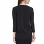 CALVIN KLEIN JEANS-Γυναικεία μπλούζα TRIX-6 CN LWK μαύρη