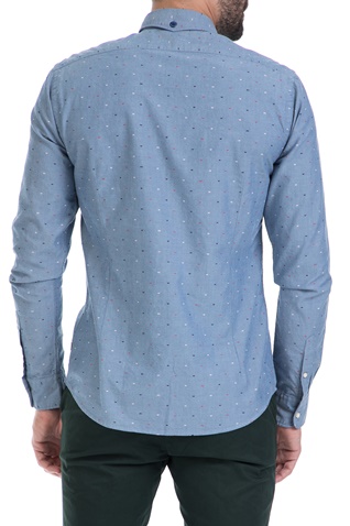 SCOTCH & SODA-Ανδρικό πουκάμισο Classic oxford shirt SCOTCH & SODA μπλε 