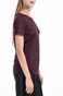 SCOTCH & SODA-Γυναικεία μπλούζα MAISON SCOTCH μοβ    