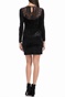 JUICY COUTURE-Γυναικείο μίνι φόρεμα JUICY COUTURE μαύρο 