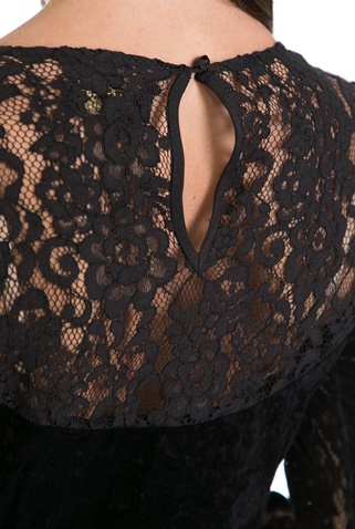 JUICY COUTURE-Γυναικείο μίνι φόρεμα JUICY COUTURE μαύρο 