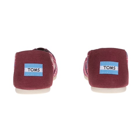 TOMS-Γυναικεία slip-on Toms κόκκινες με print