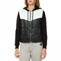 JUICY COUTURE-Γυναικείο μπουφάν JUICY COUTURE HW COLORBLOCK PUFFER RELAXED μαύρο