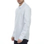 SCOTCH & SODA-Ανδρικό πουκάμισο SCOTCH & SODA RELAXED FIT Classic oxford λευκό μπλε