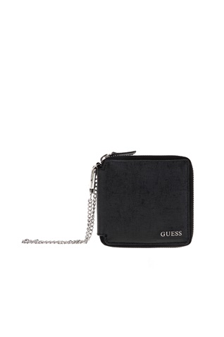 GUESS-Ανδρικό μικρό πορτοφόλι Guess μαύρο
