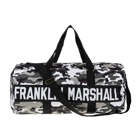 FRANKLIN & MARSHALL-Unisex σακίδιο FRANKLIN & MARSHALL μαύρο-γκρι